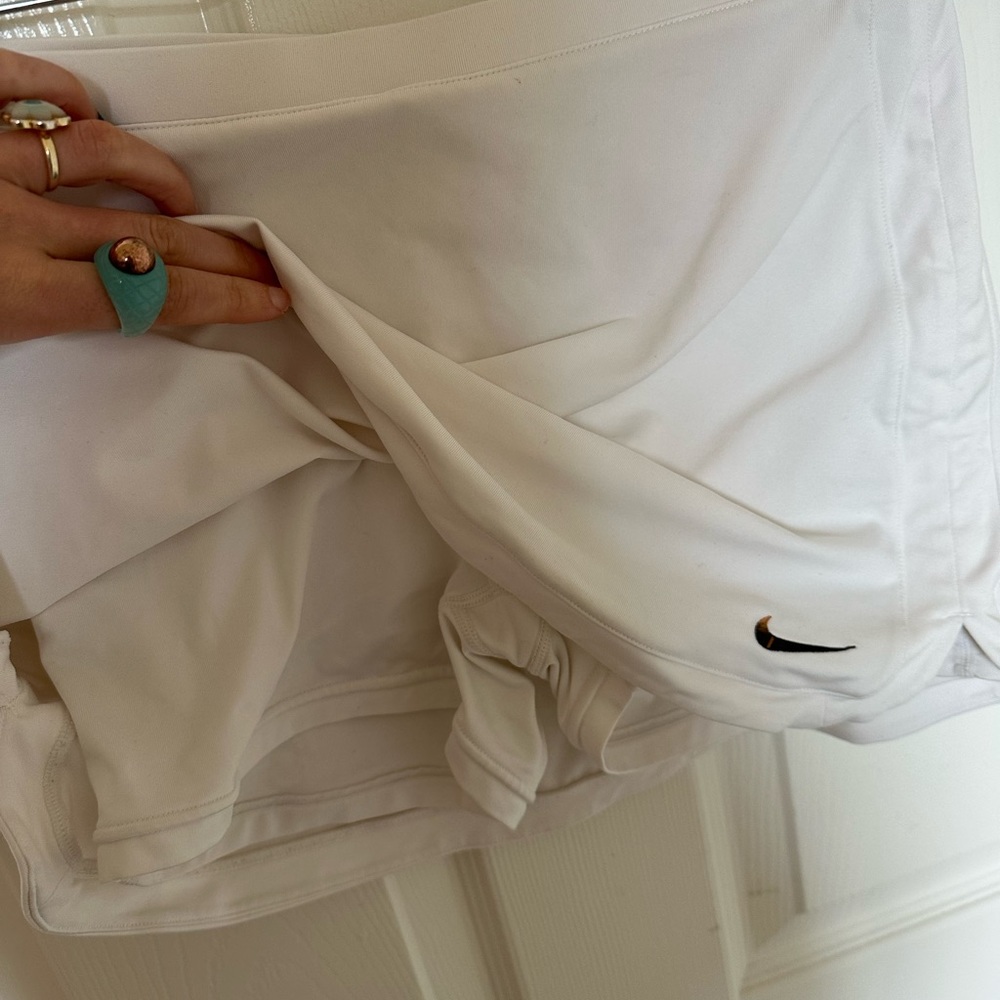 White Nike Tennis Skirt